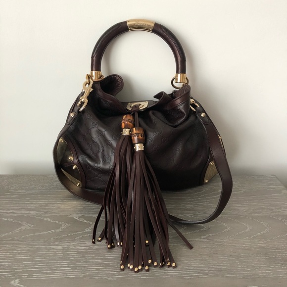 Gucci Handbags - AUTHENTIC Gucci Guccisima Medium Indy Top Handle